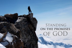 Standing on the Promises of God cliffside