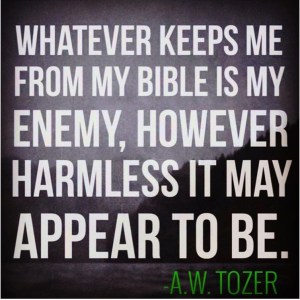 Time with God must be Priority One!